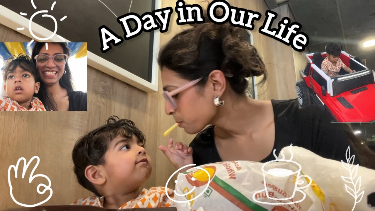 Random Sunday Outing Vlog | Family Time, Fun & Cute Kukku Moments 👶❤️