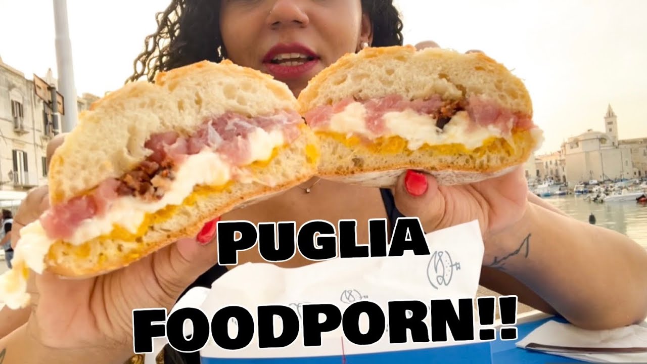 MANGIO PANINO ALLA CARBONARA da PESCHEF (TRANI)*FOODPORN* | MUKBANG EATING SHOW ITA