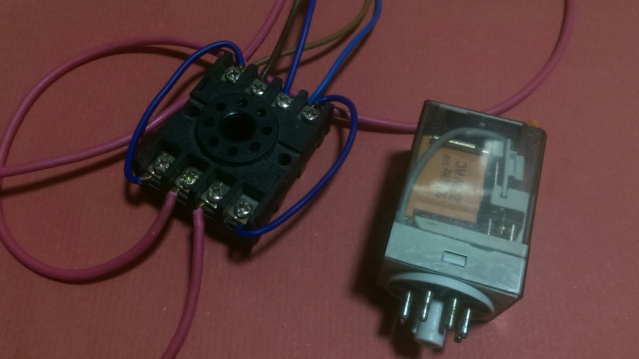 How to do 8 pin glass relay detailed wiring connection. 8 pin relay connection in Urdu and Hindi.