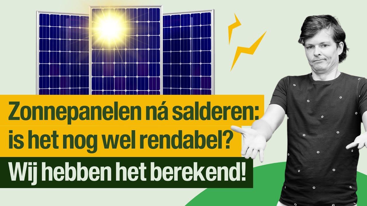 Zonnepanelen na salderen: WAT LEVERT HET OP?
