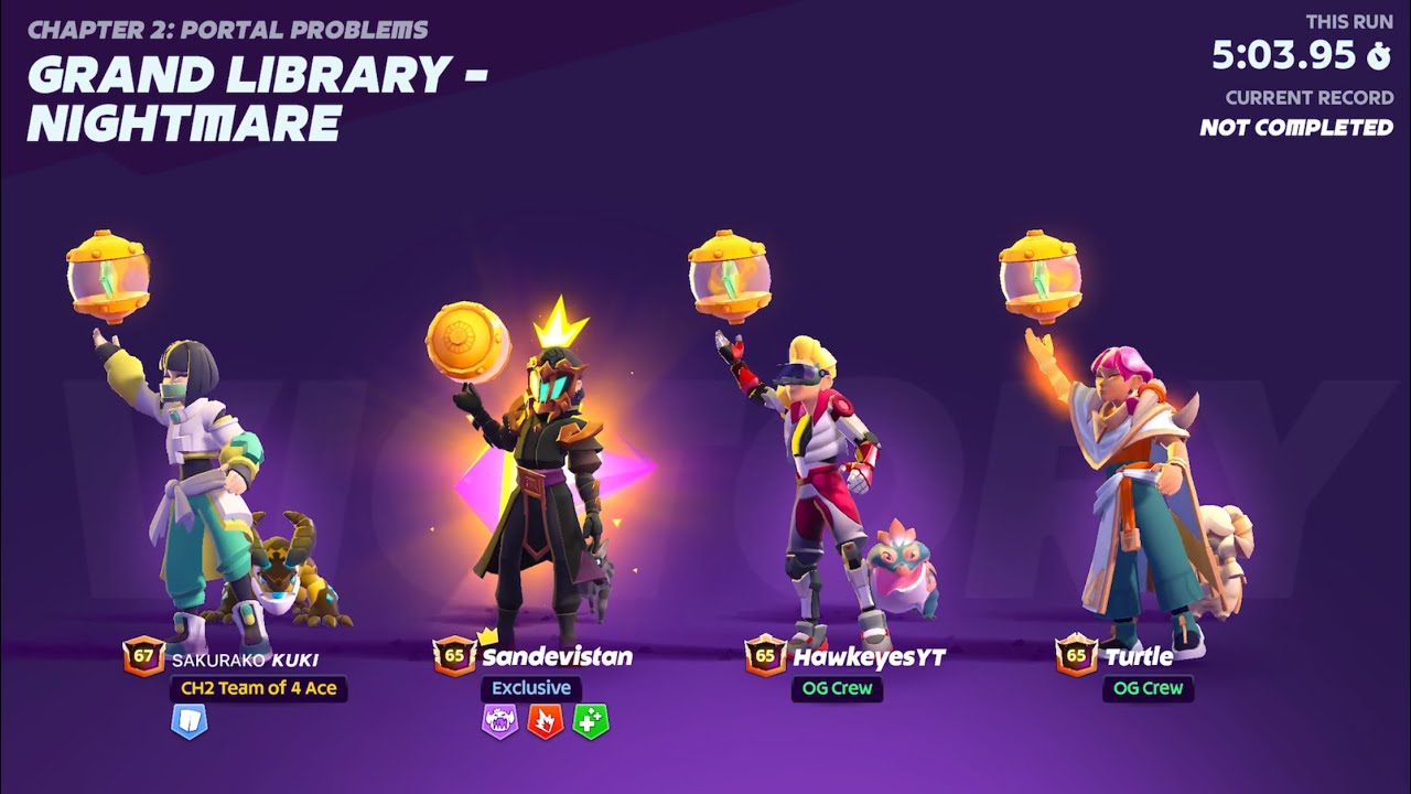 Grand Library Nightmare Clear
