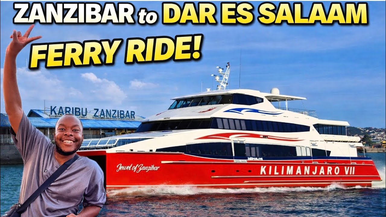 Zanzibar to Dar es Salaam Ferry | I Tried Urojo Before the Ride! (You Have to See This)