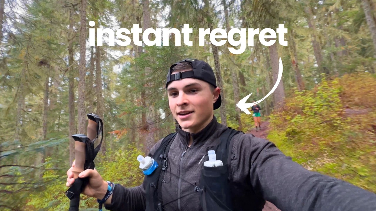 i ran a 25k trail race with no training | utmb whistler