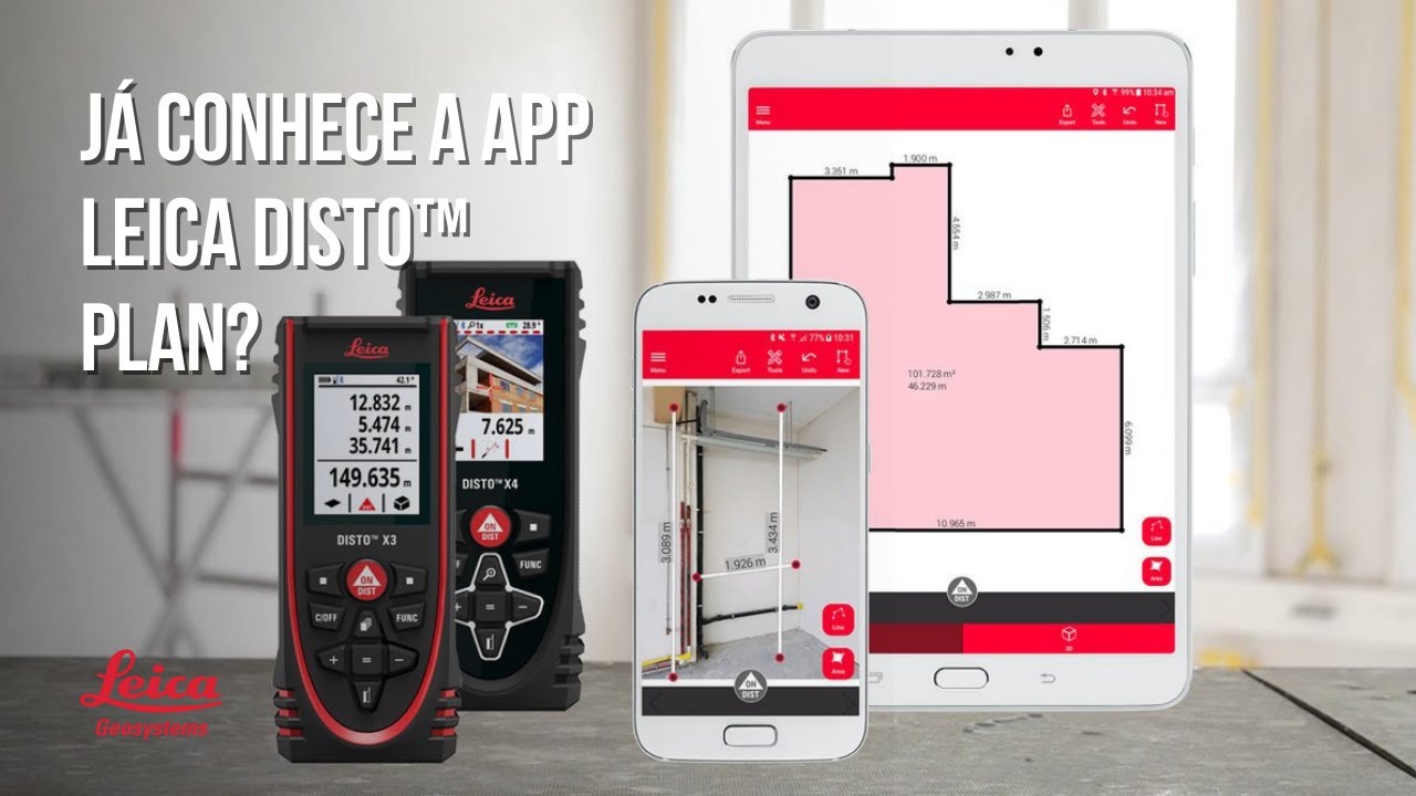 Tecofix | Leica Geosystems | Já conhece a app Leica DISTO™ Plan?