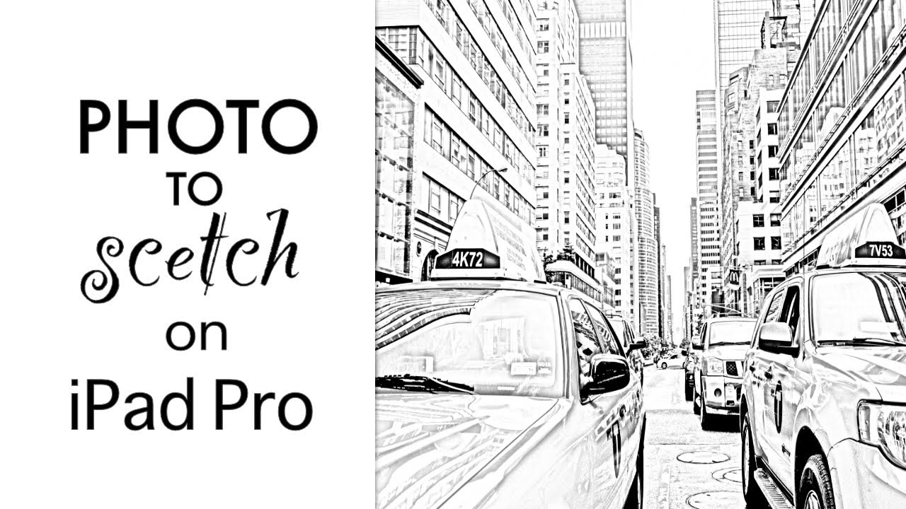 Photo to Sketch - Affinity Photo IPad Pro Tutorial