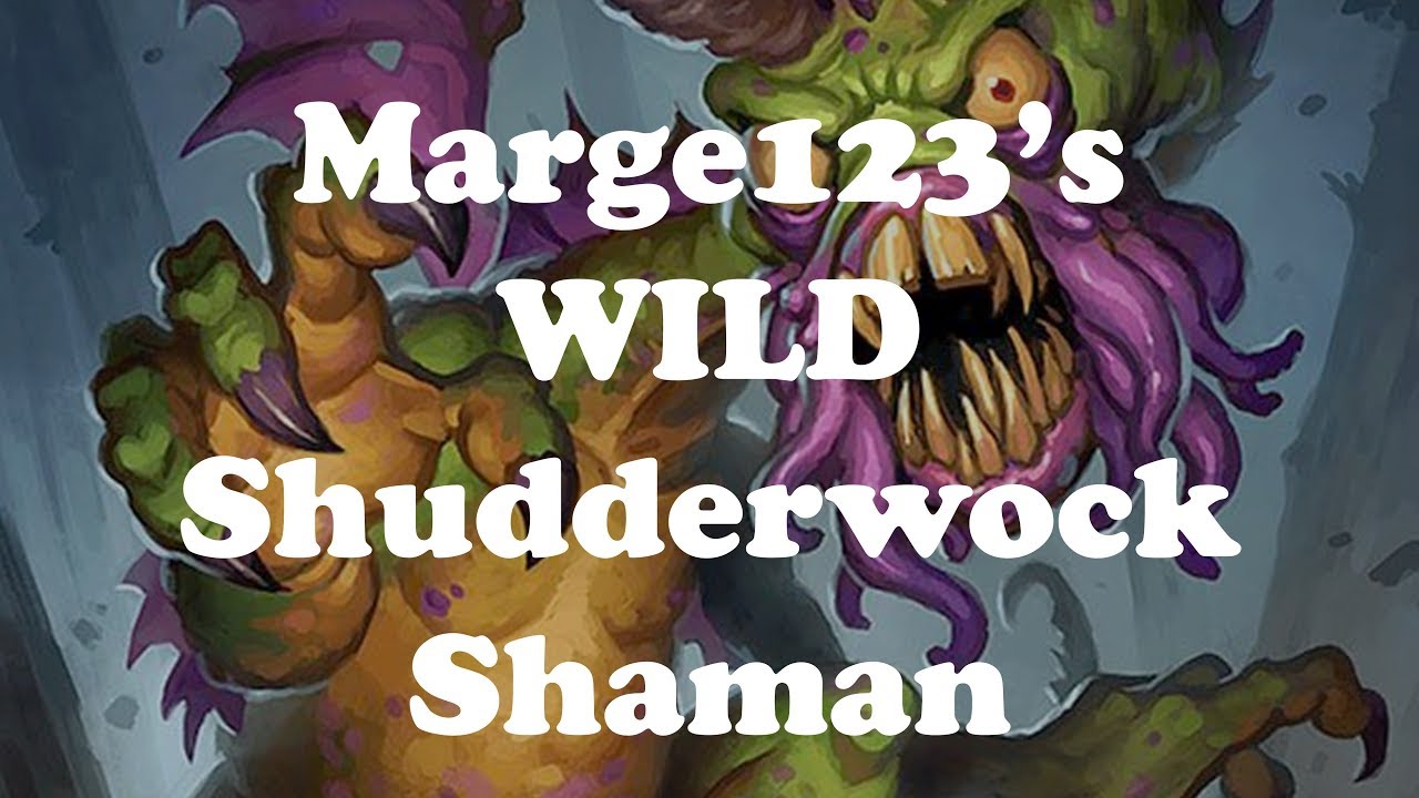 Hearthstone [WILD] Marge123's Jade Shudderwock Shaman - Majordomo lethal?! (1080p)