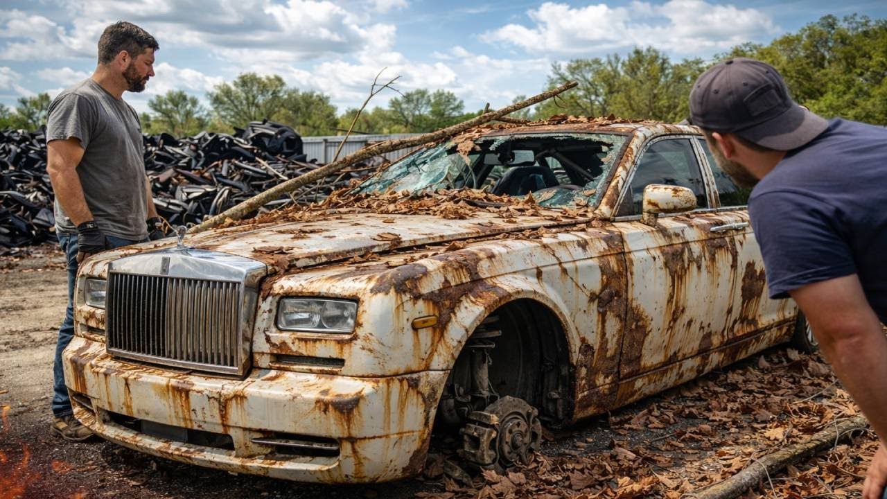 ASMR Car Restoration | Abandoned Rolls-Royce Phantom Reborn from Extreme Rust