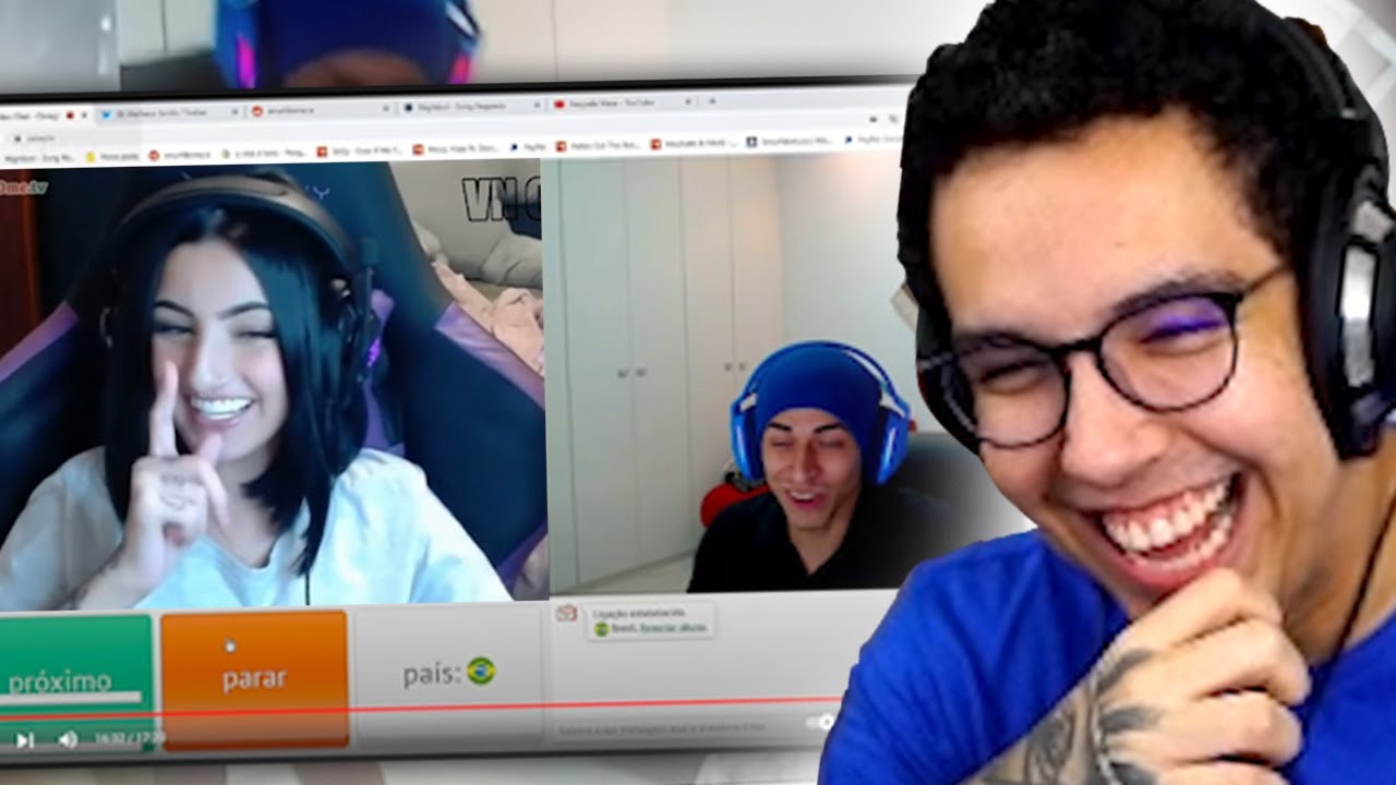 OS MELHORES MOMENTOS DO MUCALOL NO OMEGLE - YETZ REACT