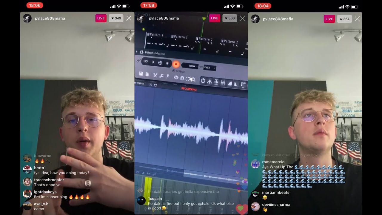 PVLACE plays new Samples, gives Producer Advice and talks about pvlace.io