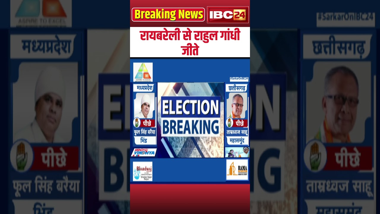 Loksabha Election Result 2024 Live: Raebareli से Rahul Gandhi जीते