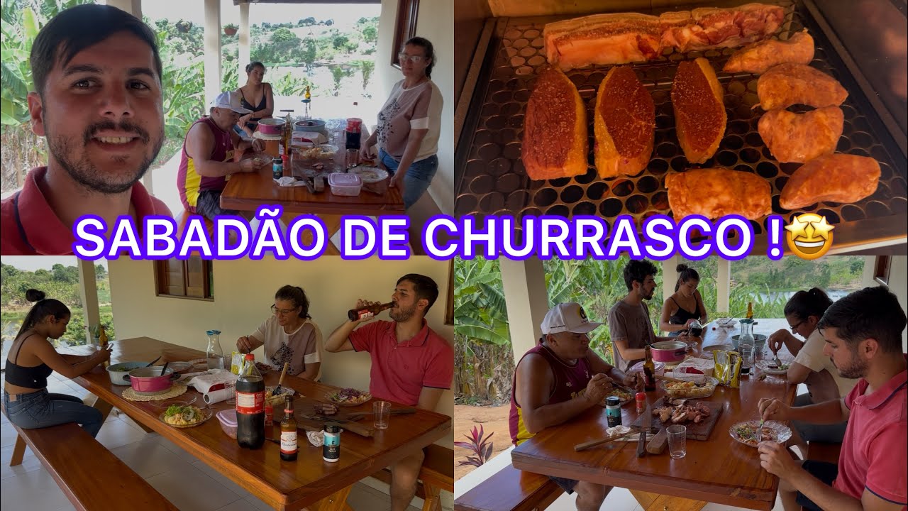 CHURRASCO DE PICANHA E COSTELINHA DE PORCO | ESSE FOI TOP !!! 👏