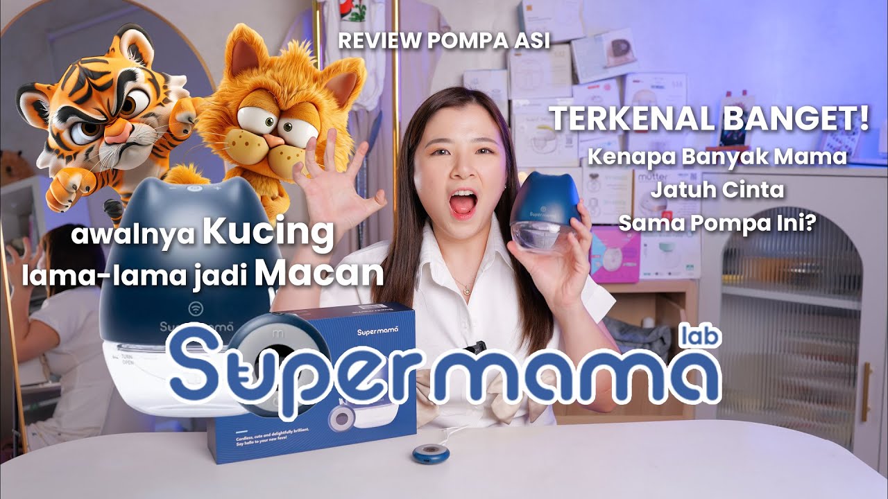 BANYAK YANG NAGIH REVIEW! 🔥 SEENAK ITU?! | REVIEW POMPA HANDSFRE SUPERMAMA LAB AIR+