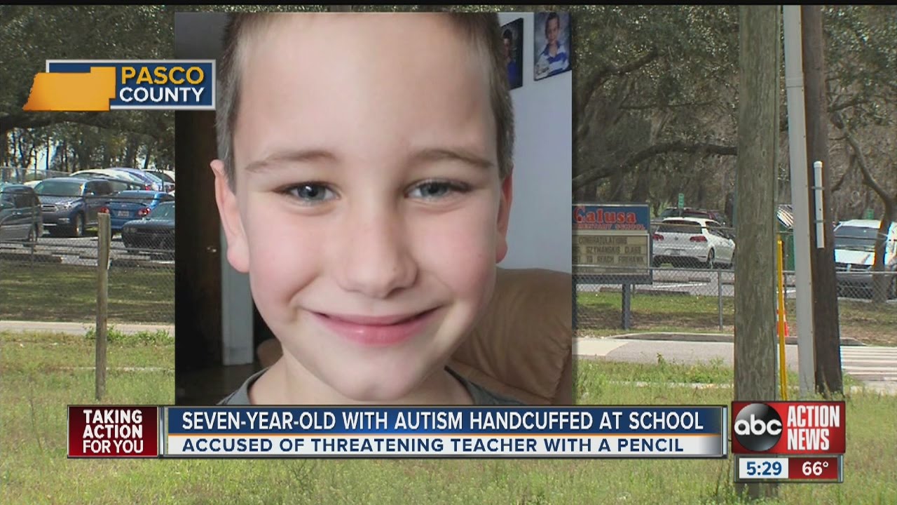 Pasco mom upset after deputy handcuffs autistic 7-year-old son