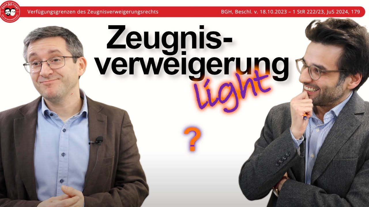 Beweisverwertungsverbot bei Teilverzicht auf Zeugnisverweigerungsrecht?