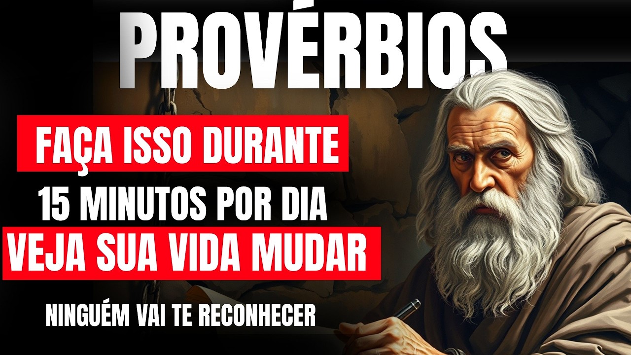 FAÇA ISSO DURANTE 15 MINUTOS POR DIA E VEJA SUA VIDA MUDAR... NINGUÉM VAI TE RECONHCER.