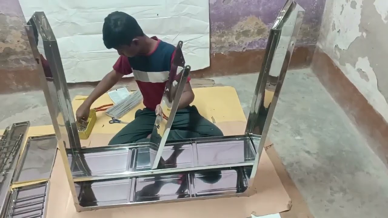 Size-39x36..Tutorial video-How to fix Quench Kitchen rack (size-39*36, 39*30, 36*30) Inch