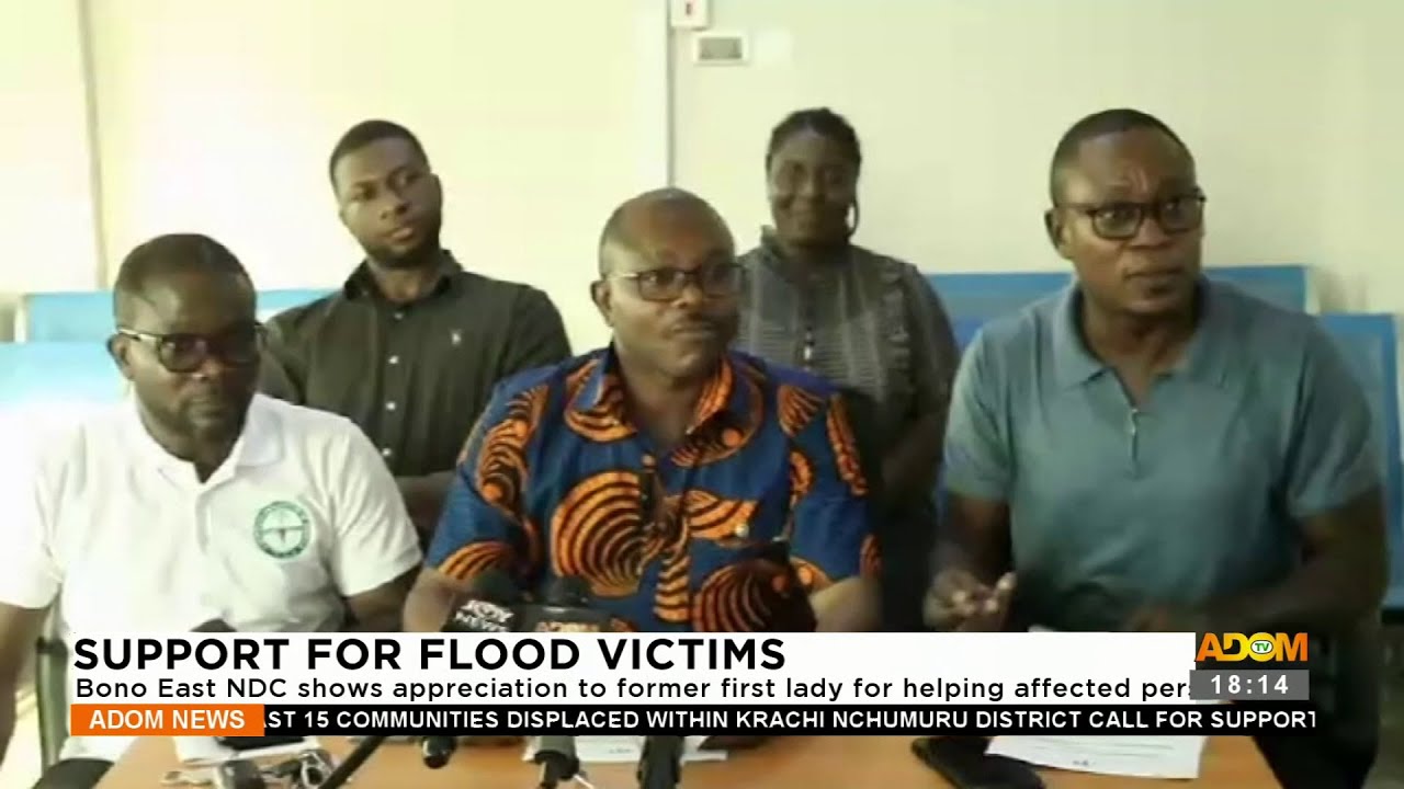 Support for Flood Victims: Bono East NDC shows appreciation to former first lady for help (13-11-23)