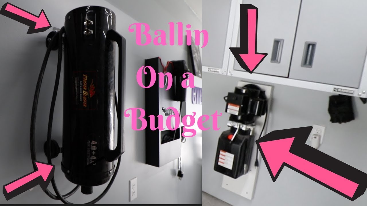 Wall mount for Master Blaster Blower & Bendpak Scissor Lift motor
