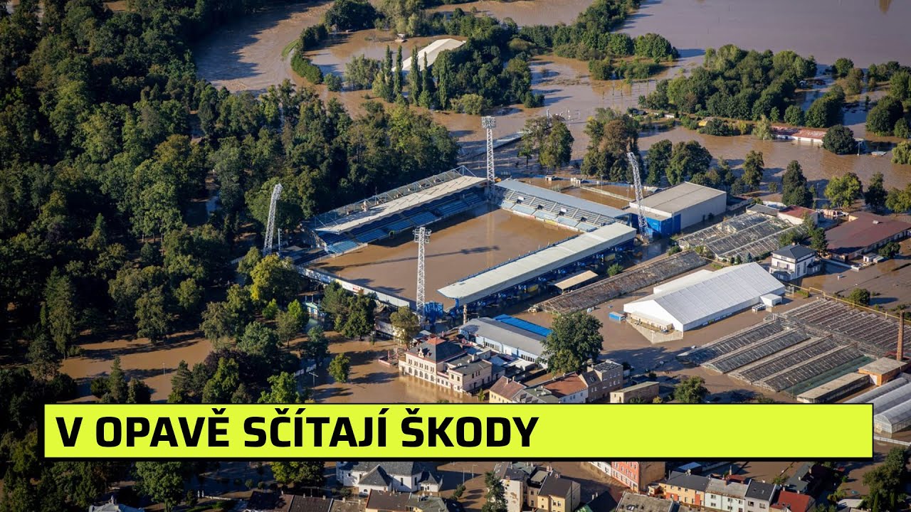 Totální devastace, popsal primátor Opavu po povodních. Voda zničila halu i historický areál