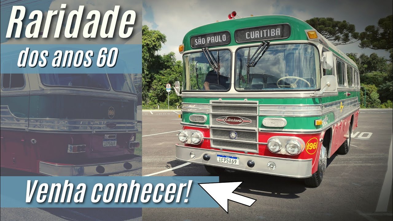 Ônibus Eliziário 1966 / Passeio Nostálgico / Andando em ônibus antigo