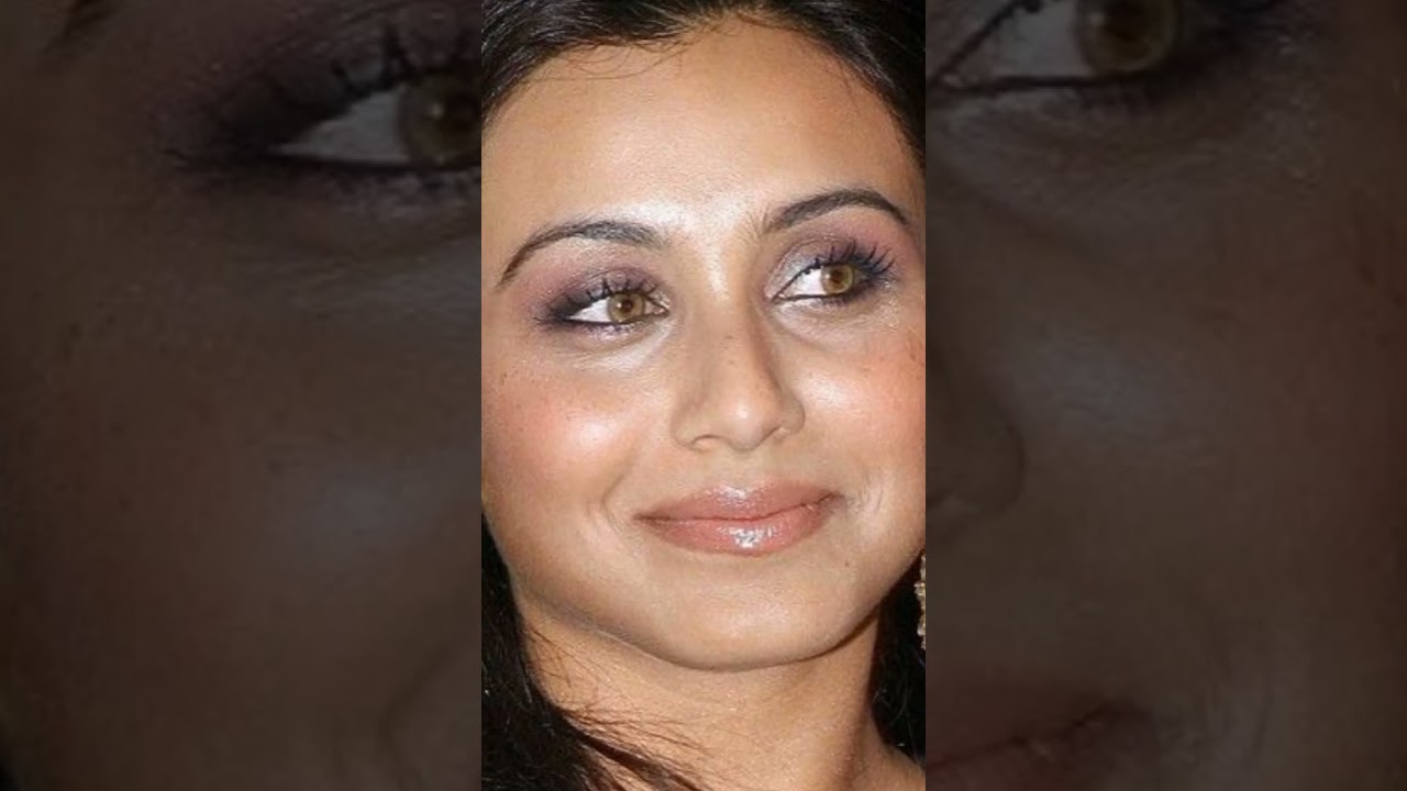 Rani Mukerji Bollywood Popular Heroine Beautiful Lips Closeup