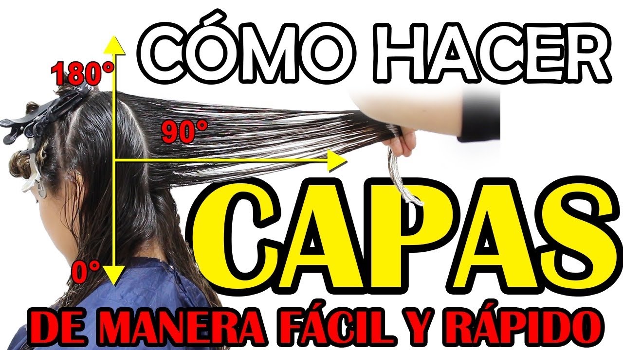 COMO CORTAR CAPAS CON TECNICA FACIL Y RAPIDA Y LUCE HERMOSA EN CUALQUIER EDAD .
