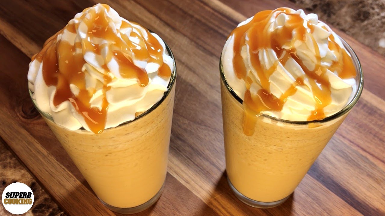 ICED CARAMEL FRAPPUCCINOS ( DELICIOUS SUMMER DRINK! )