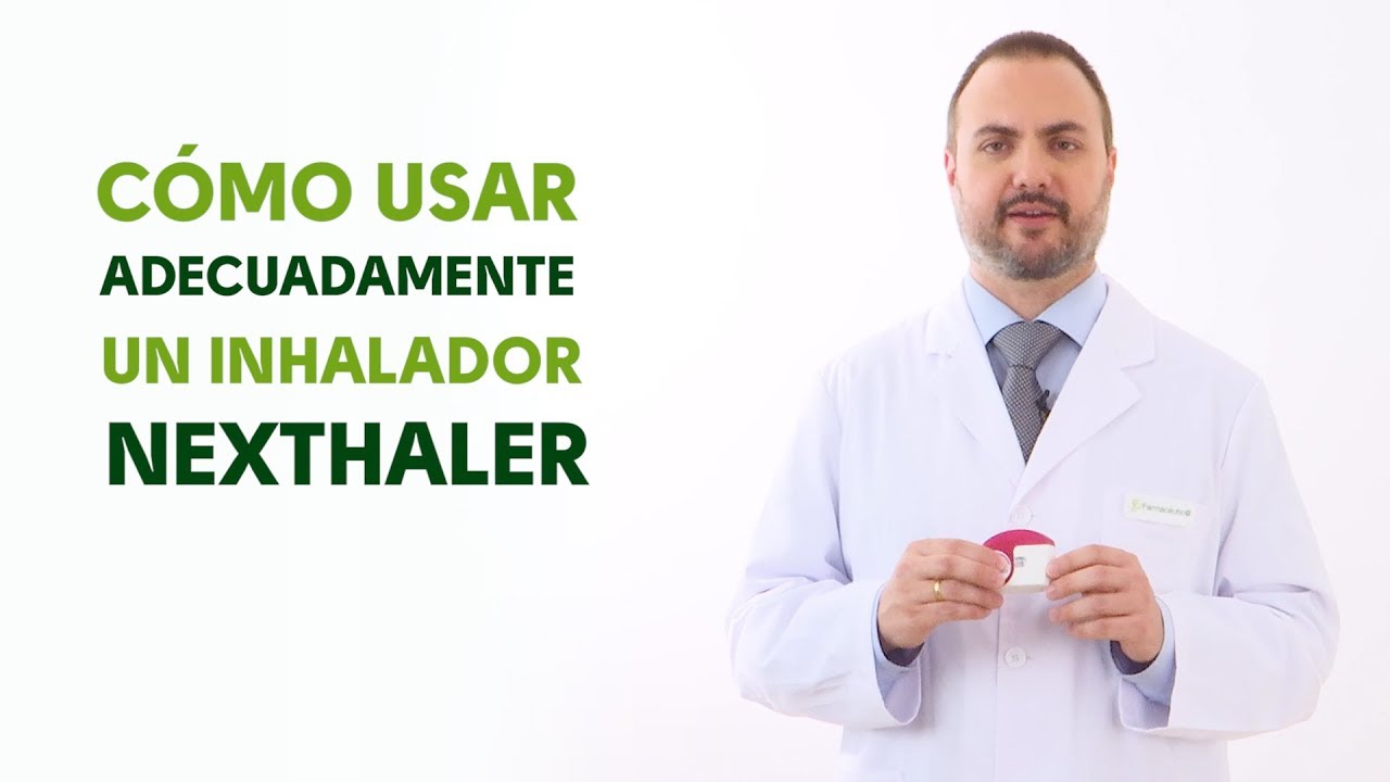 Cómo utilizar correctamente un inhalador NEXTHALER. Tu Farmacéutico Informa