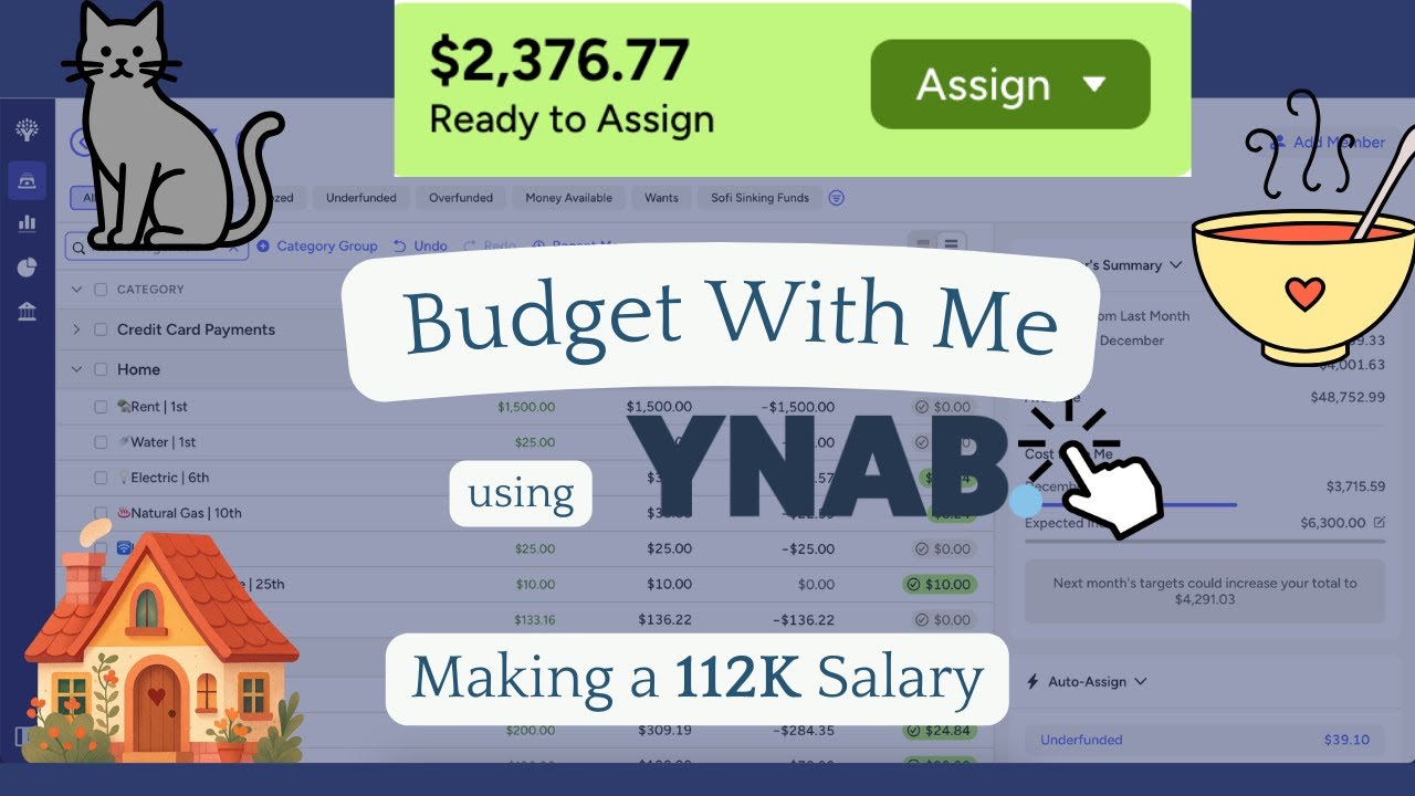 Payday Routine | 112K Salary in YNAB