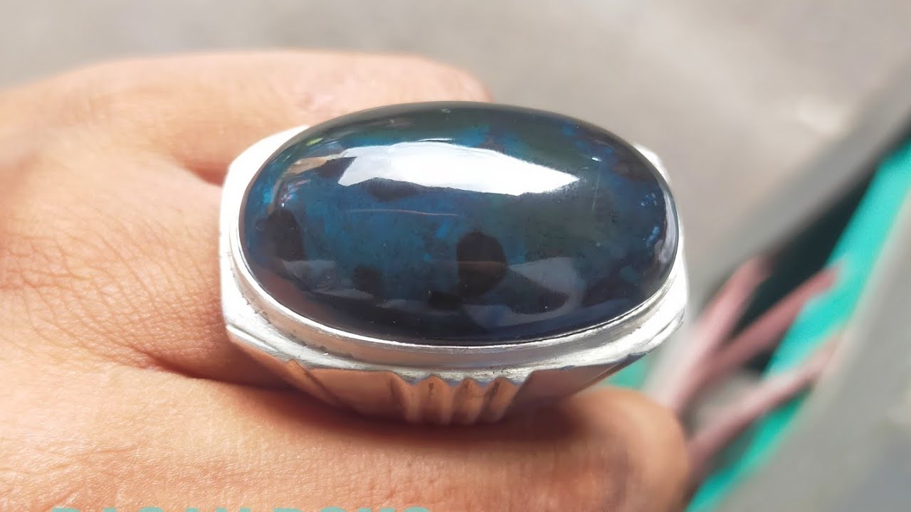 Bacan Doko jumbo natural ring perak murah | Wa 081318700610