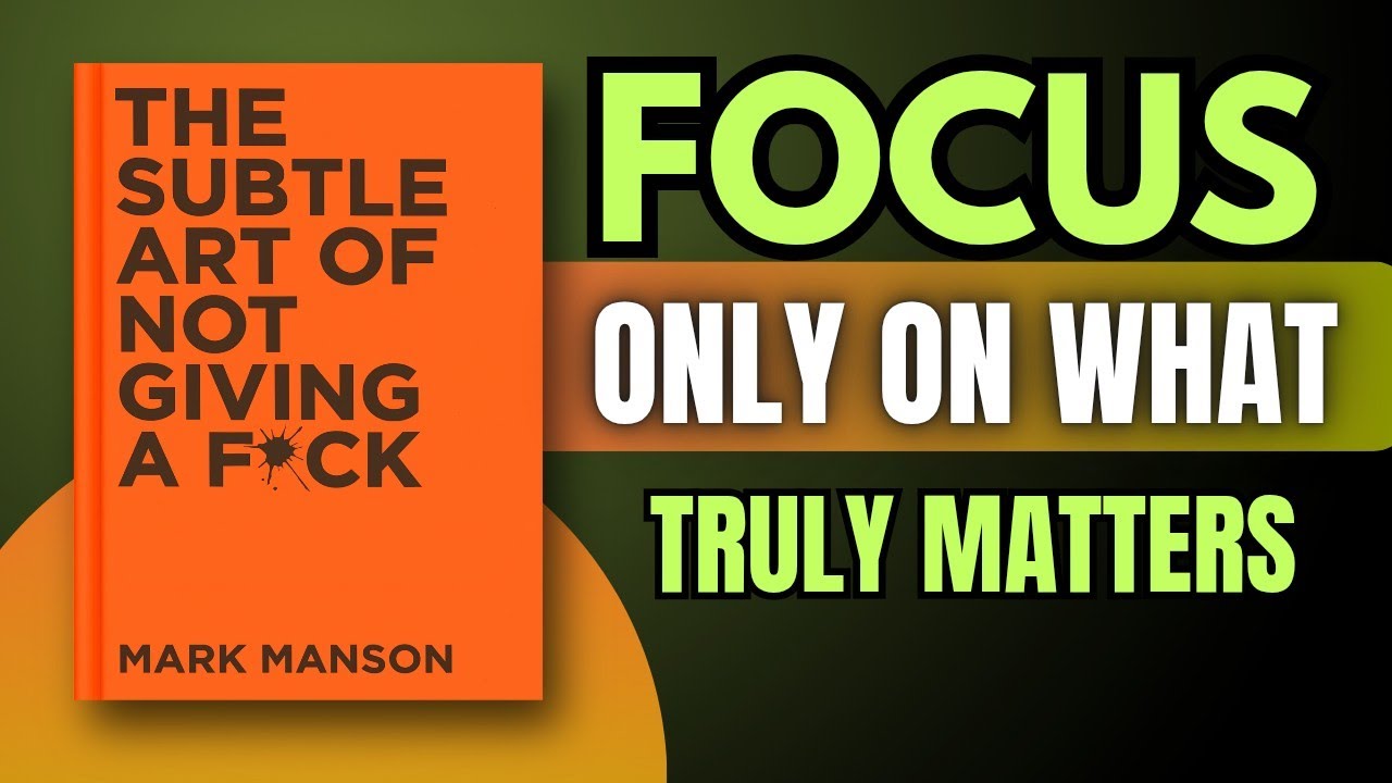 The Subtle Art of Not Giving a F*ck by Mark Manson | book summary |( Audiobook )