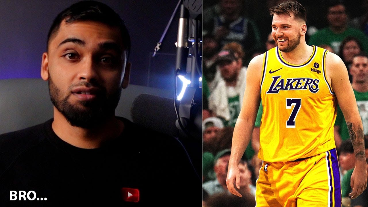 LUKA DONCIC to the Lakers... came out of retirement to react to this