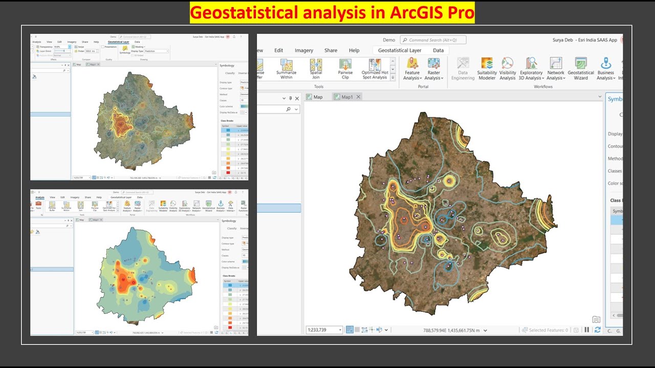 Learn how to generate a contour map in ArcGIS Pro using Geostatistical Analysis!