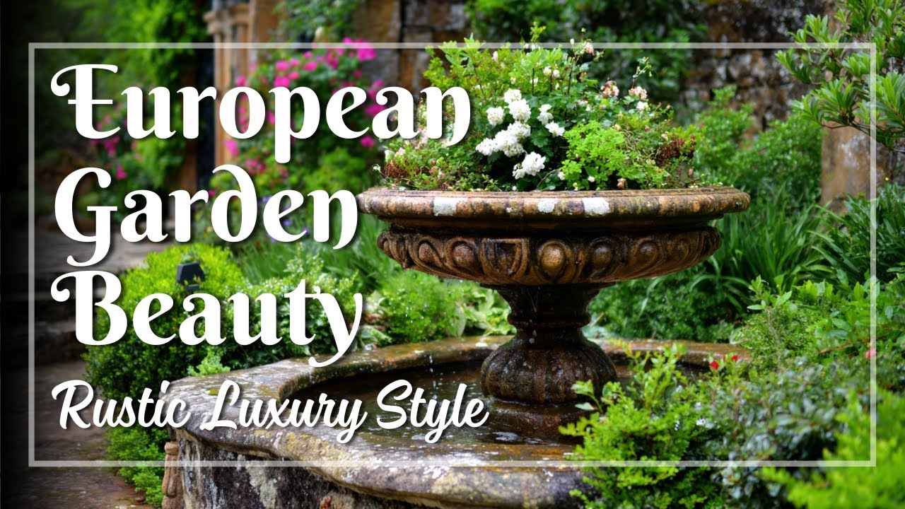 Rustic Garden Landscaping Ideas Inspired by Vintage Europe 🌿 Old-World Romance Meets Luxury