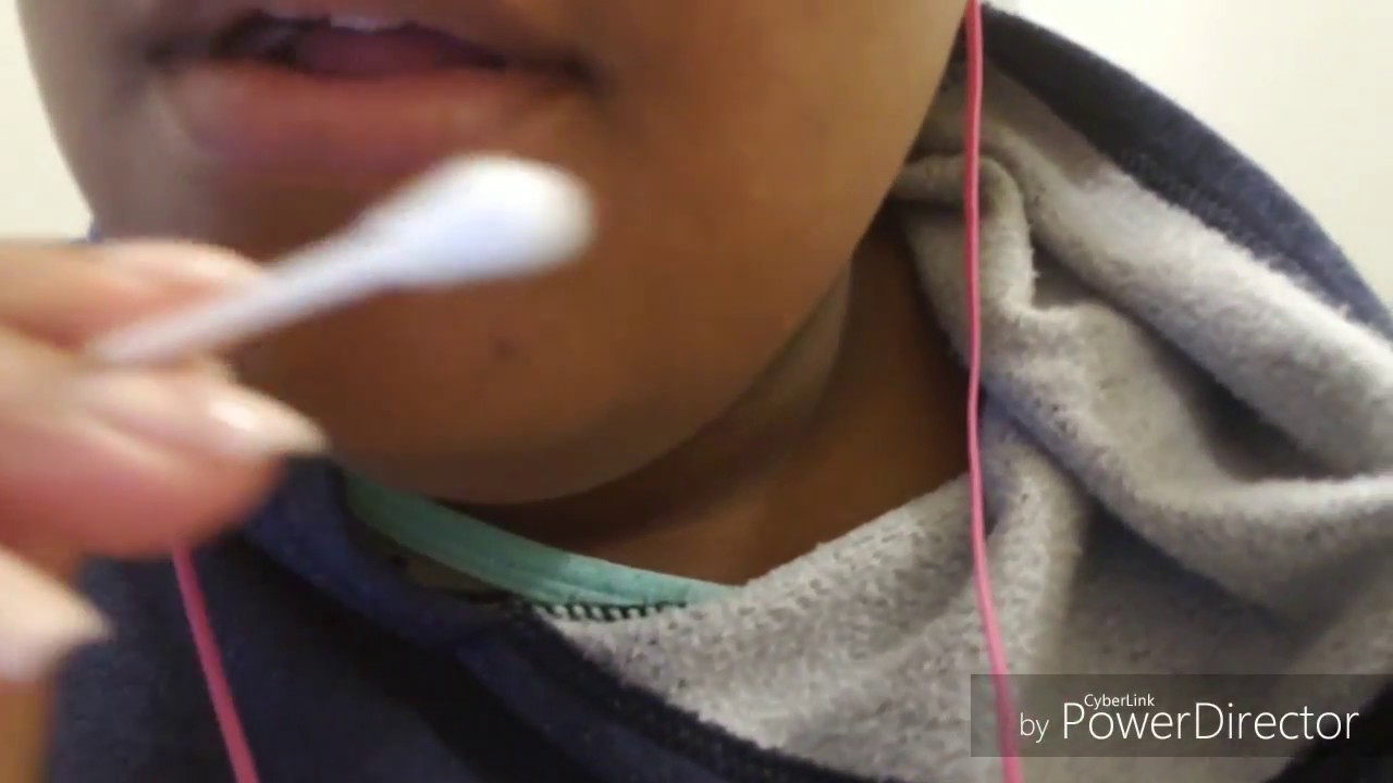 ASMR ear cleaning