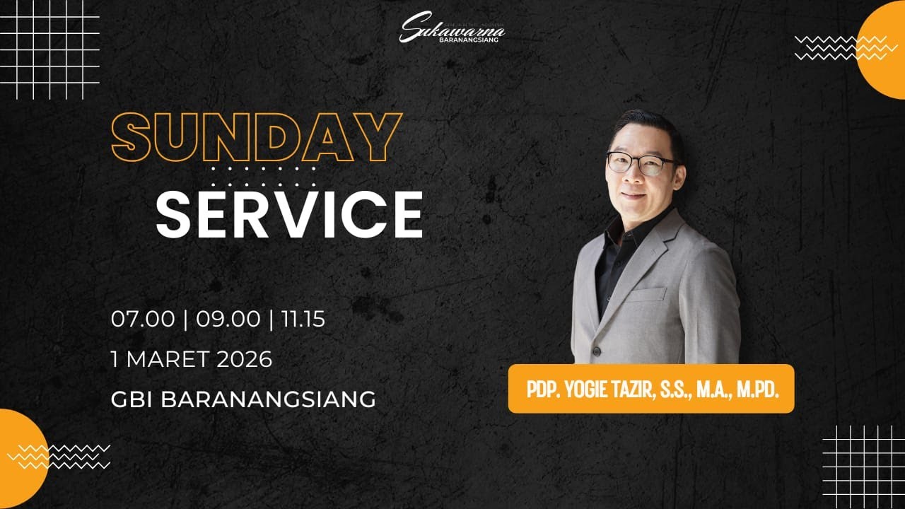 Ibadah Raya 1 | Minggu, 01.03.2026 | Ps. Yogie Tazir | GBI Baranangsiang