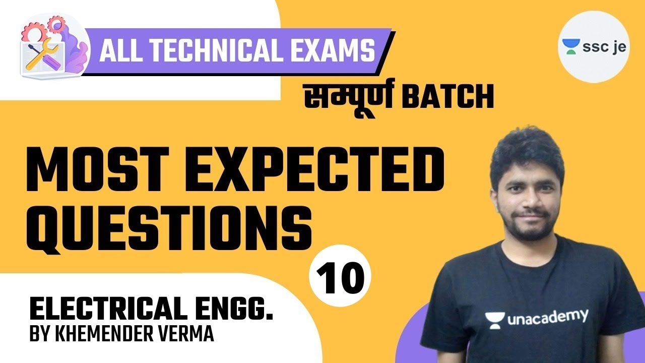 8:00 PM - All Technical Exams | Most Expected Questions by Khemender Verma | Day-10