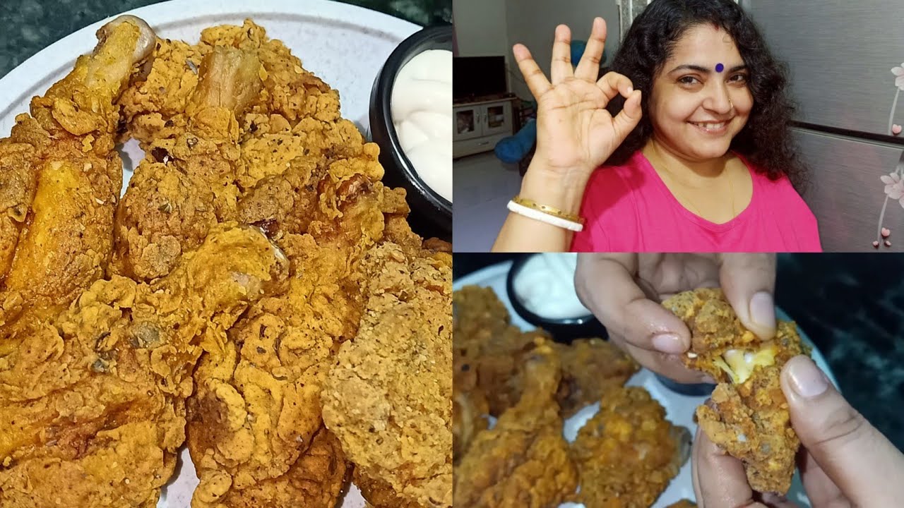 KFC Style Fried Chicken Recipe | Crispy Fried Chicken Recipe | Fried Chicken Drumsticks Recipe