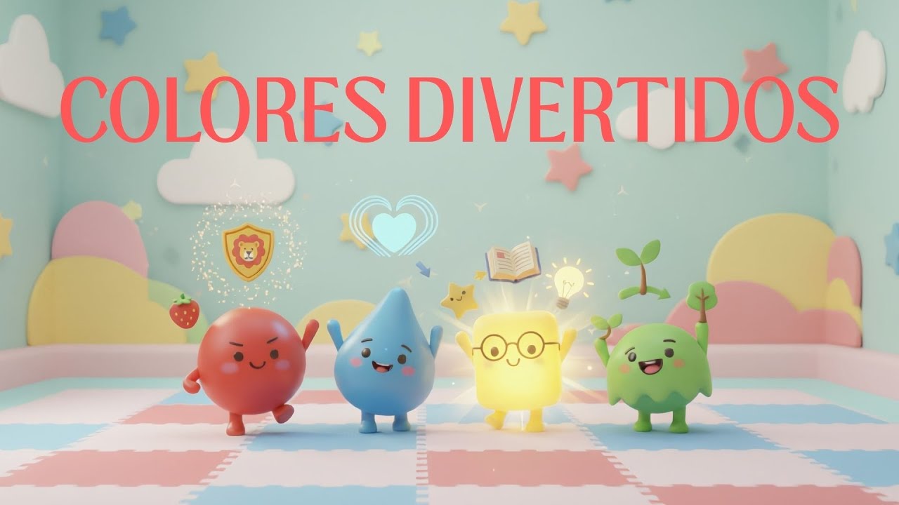 🎨 Los Colores Mágicos | Canción Infantil para Aprender Colores 🌈✨