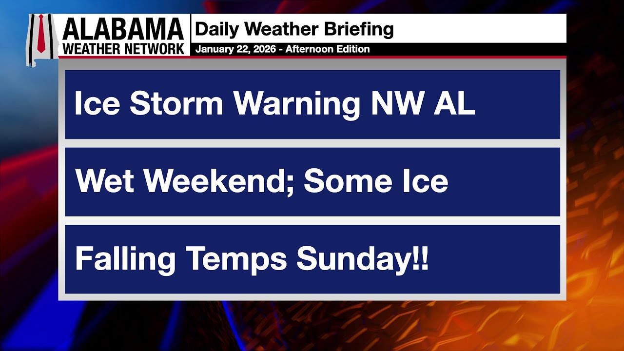 James Spann's Afternoon Briefing - Thursday 1.22.26