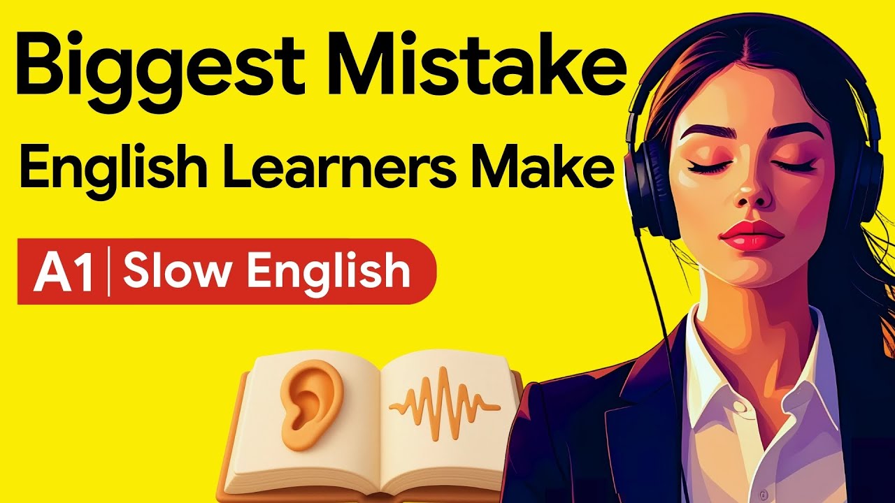 A1 English Listening Practice - What Is The Biggest Mistake English Learners Make