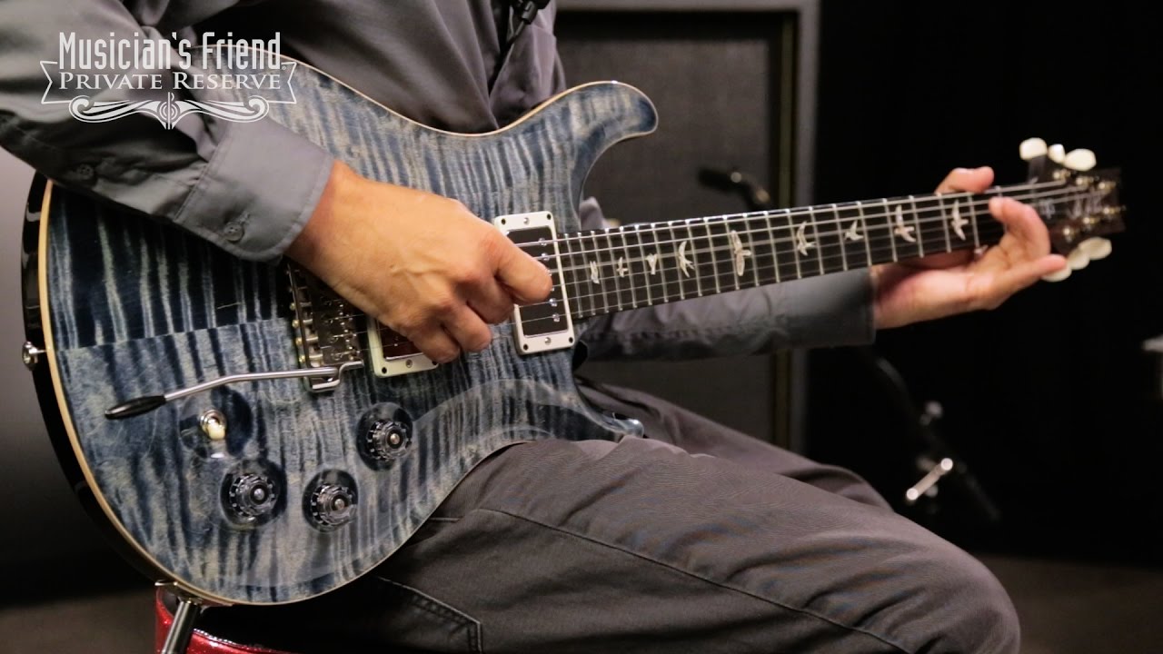 PRS DGT David Grissom Trem Electric Guitar, Faded Whale Blue