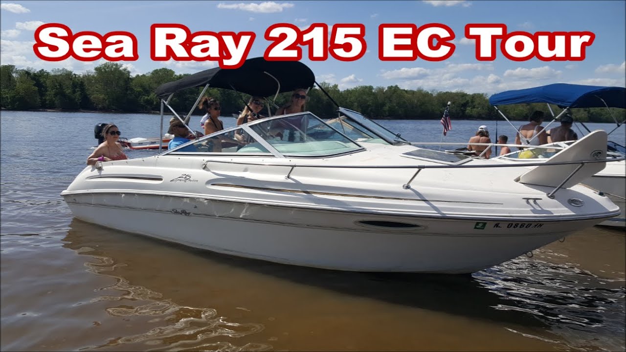 1998 Sea Ray 215 Express Cruiser walk around