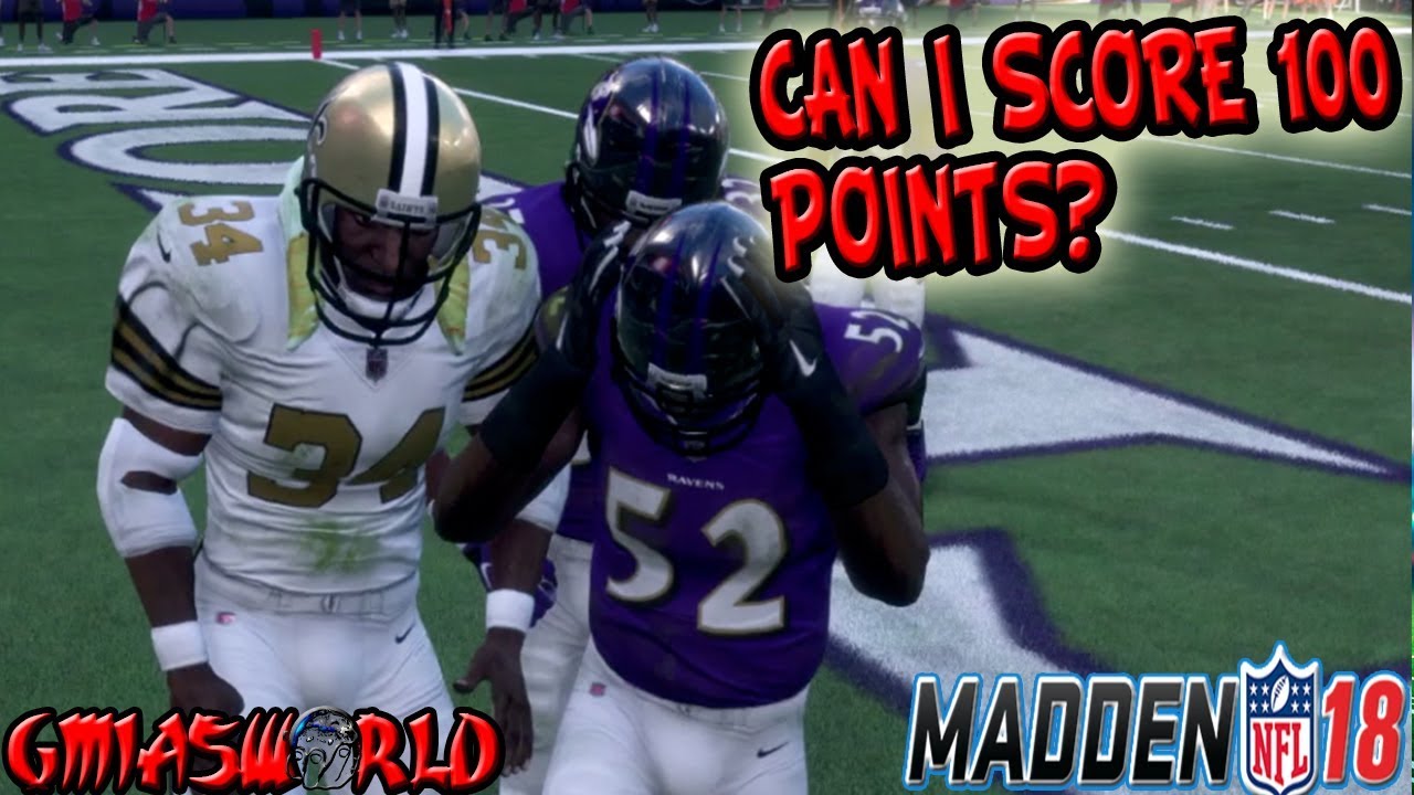 Can I Score 100 Points On This Guy? Madden 18 Challenge Madden 18 Ultimate Team ALL MADDEN H2H Game