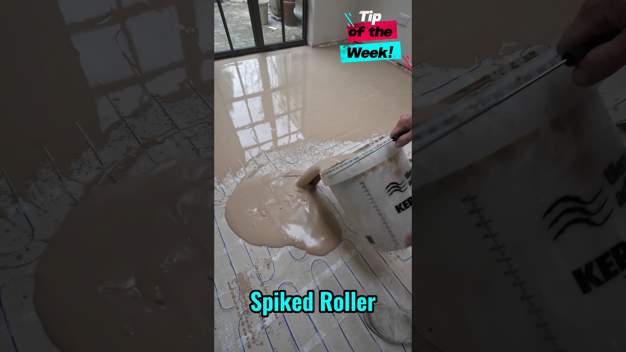 Tip Of The Week: Self Levelling With a Spiked Roller