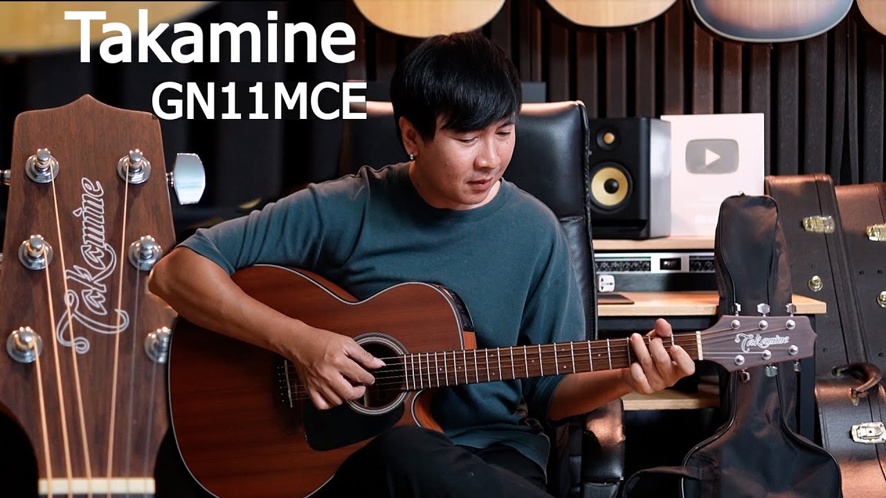 กีตาร์โปร่ง Takamine GN11MCE ไม้ Mahogany ทั้งตัวสวยๆ
