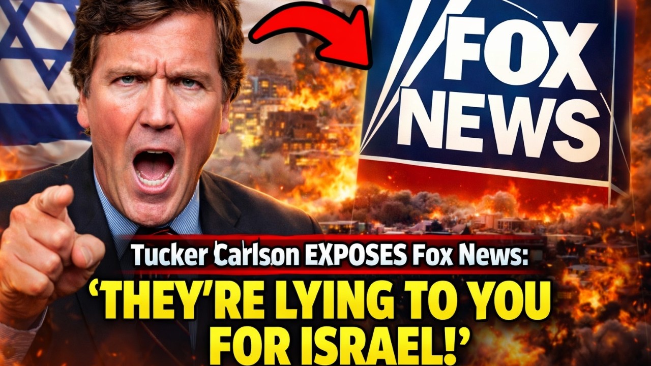 Tucker Carlson EXPOSES Fox News: 'They're Lying To You For Israel!'
