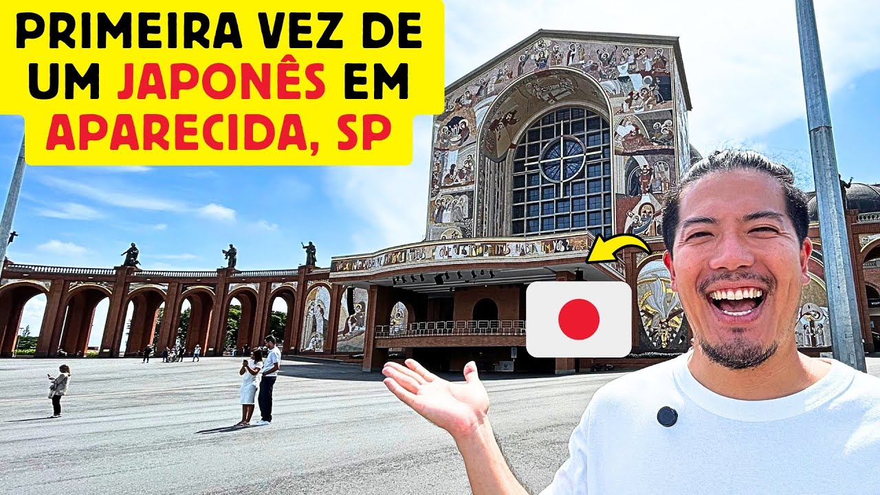 Primira vez de um japonês em Aparecida, SP