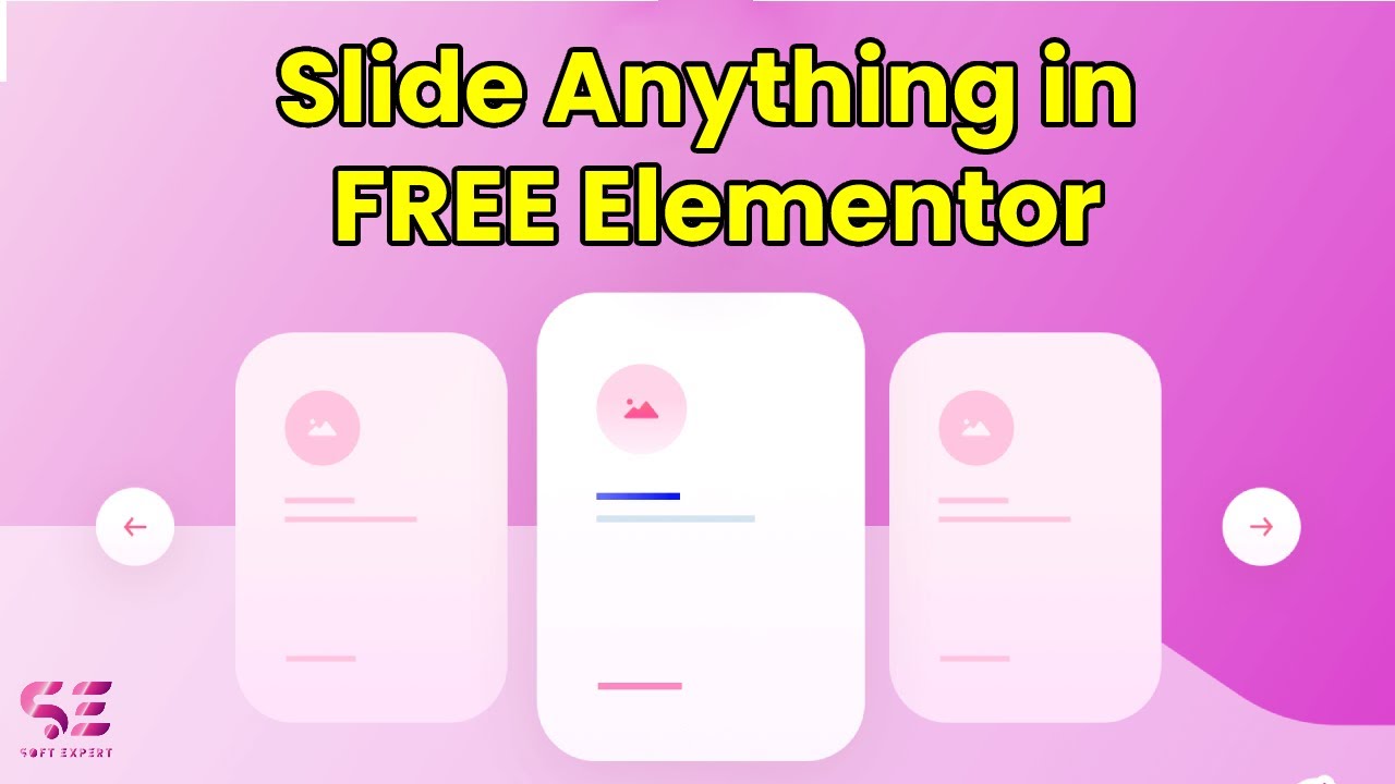 Slide Anything in Elementor for FREE