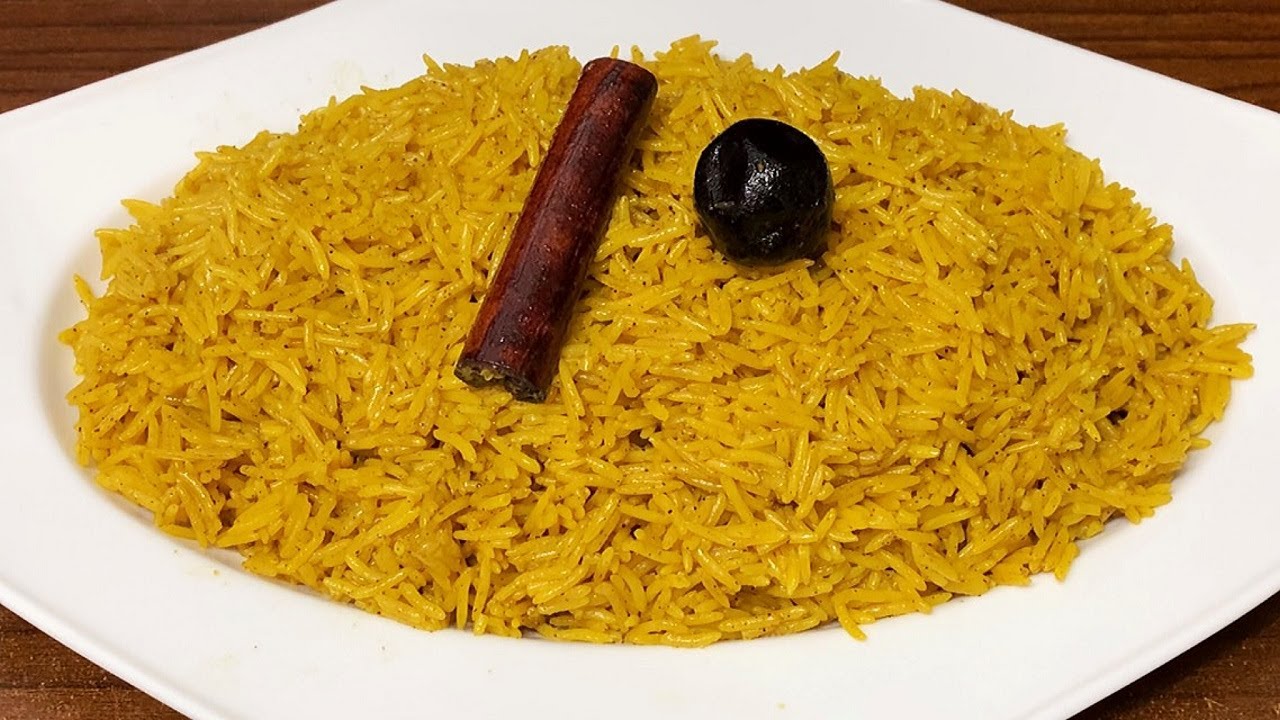 الارز البسمتي الاصفر بمعيار مظبوط وعمره ماهيعجن منك ابدا وبطريقة افخم المطاعم الشيف هناء فهمي